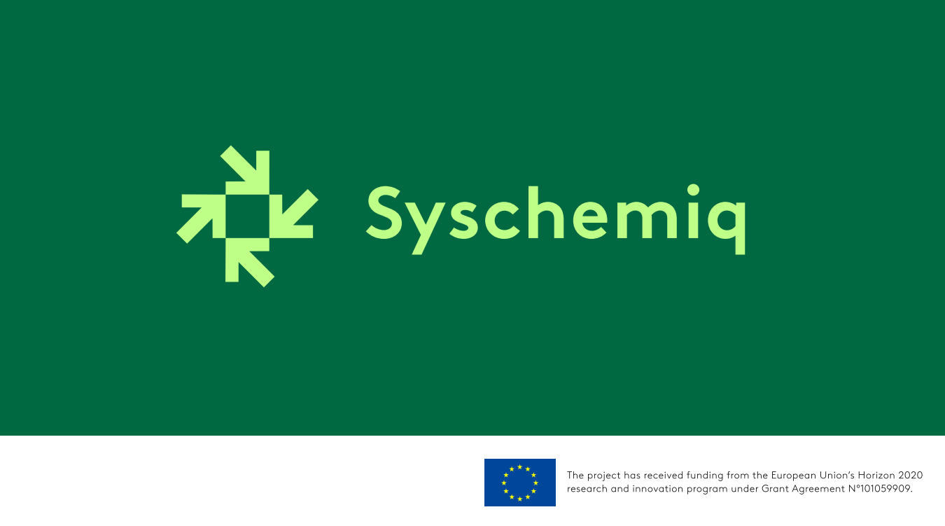 Syschemiq banner - logo e disclaimenr